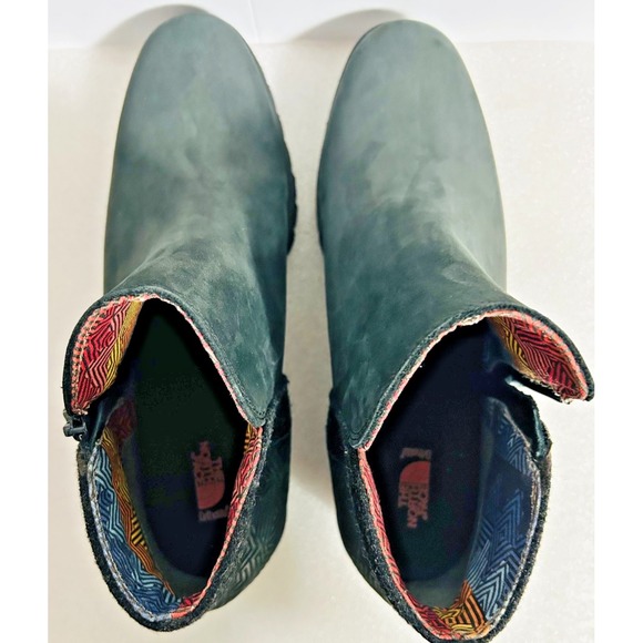 The North Face Womens Ankle Boots Black Waterproof Size 8.5 Lug Sole - Picture 3 of 9